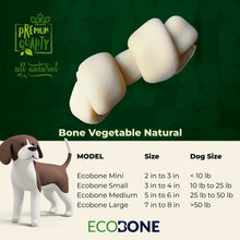Load image into Gallery viewer, Ecobone SMALL Vegetal Chew BONES, 11.99oz/340g (3-4 inches - 7 Count)
