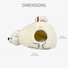 Load image into Gallery viewer, Creative Pets Polar Bear Pet House, Dog Cats Bed, Comfortable Material, Small Dogs and Cats, Cute Pet House, Indoor Pet House Bed, Warm Cat Bed, Cute Funny Pet Bed.
